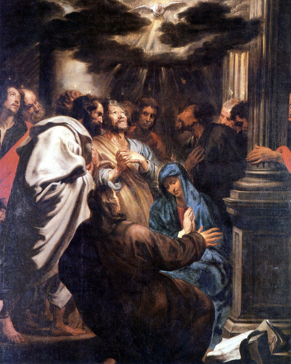 pintura El Derramamiento Del Espíritu Santo - Anthony Van Dyck