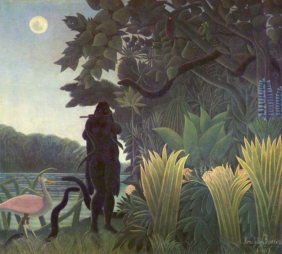 pintura El Encantador De Serpientes - Henri Rousseau