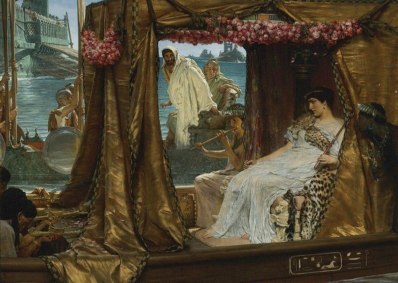 pintura El Encuentro De Antonio Y Cleopatra - Lawrence Alma-Tadema
