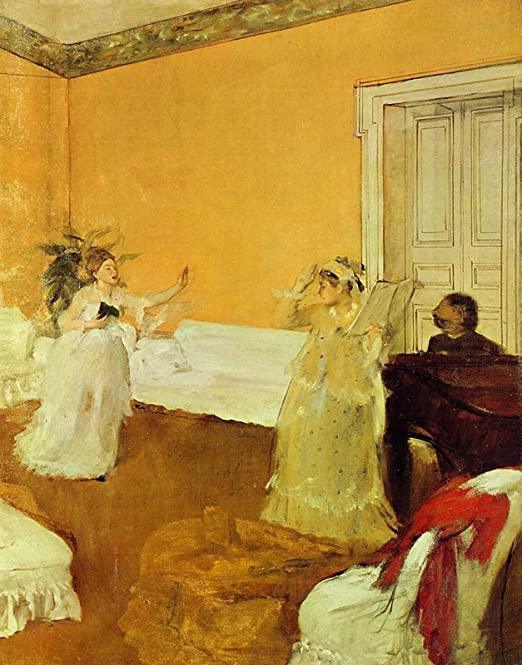 pintura El Ensayo - Edgar Degas