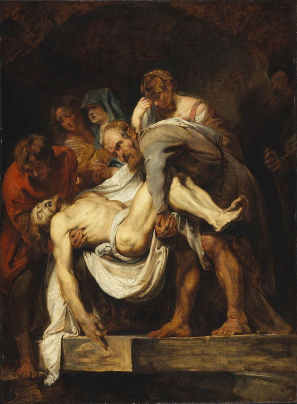 pintura El Entierro - Peter Paul Rubens