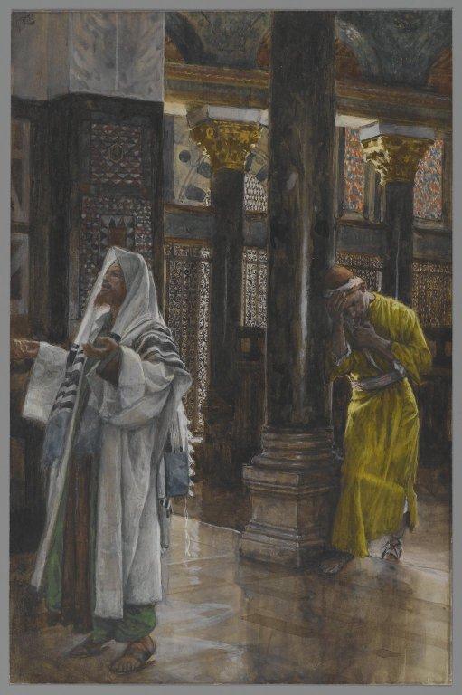 pintura El Fariseo Y El Publicano - James Tissot