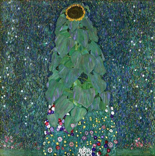 pintura El Girasol - Gustav Klimt