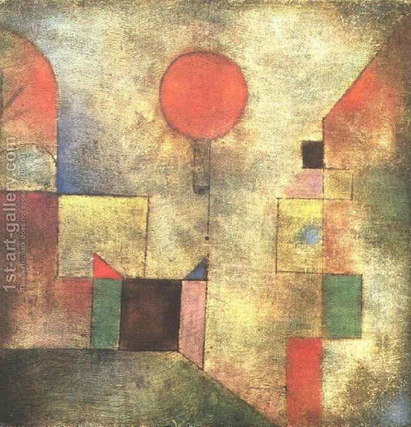 pintura El Globo Rojo - Paul Klee