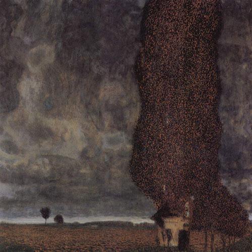 pintura El Gran Álamo II - Gustav Klimt