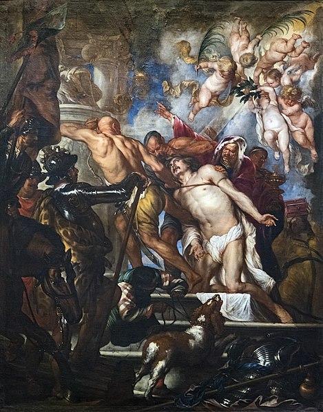 pintura El Martirio De San Jacques - Thomas Willeboirts Bosschaert
