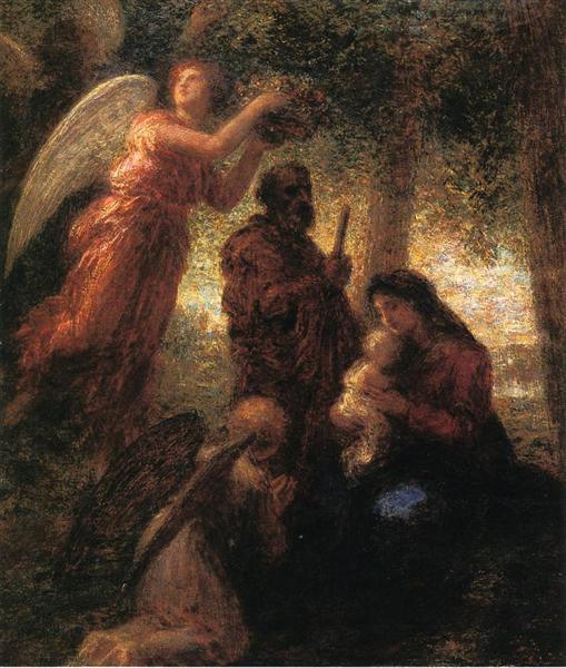 pintura El Nacimiento De Cristo - Henri Fantin-Latour