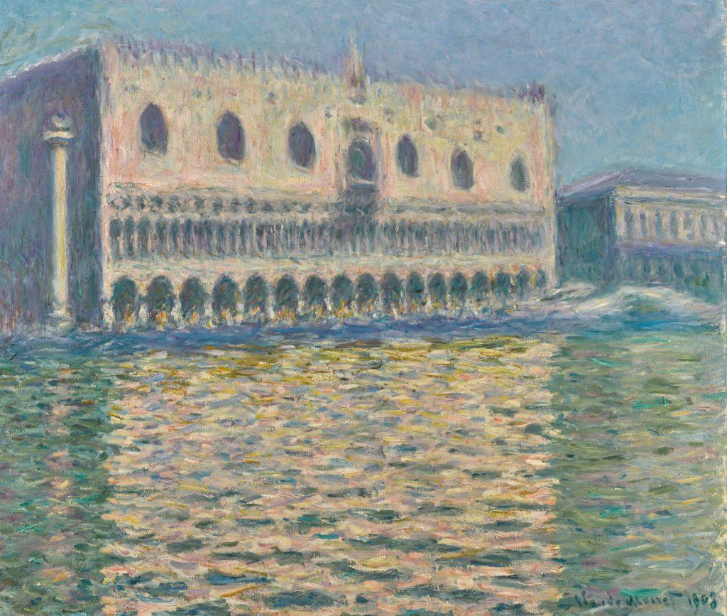 pintura El Palacio Ducal - Claude Monet