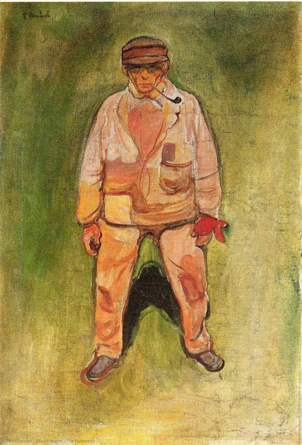 pintura El Pescador - Edvard Munch