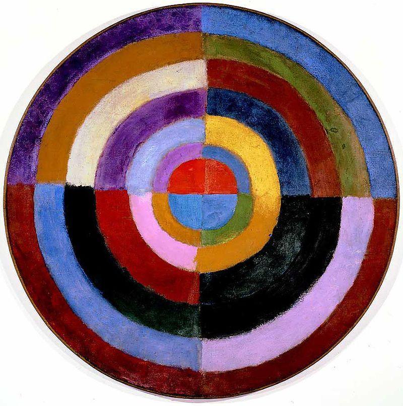 pintura El Primer Disco - Robert Delaunay