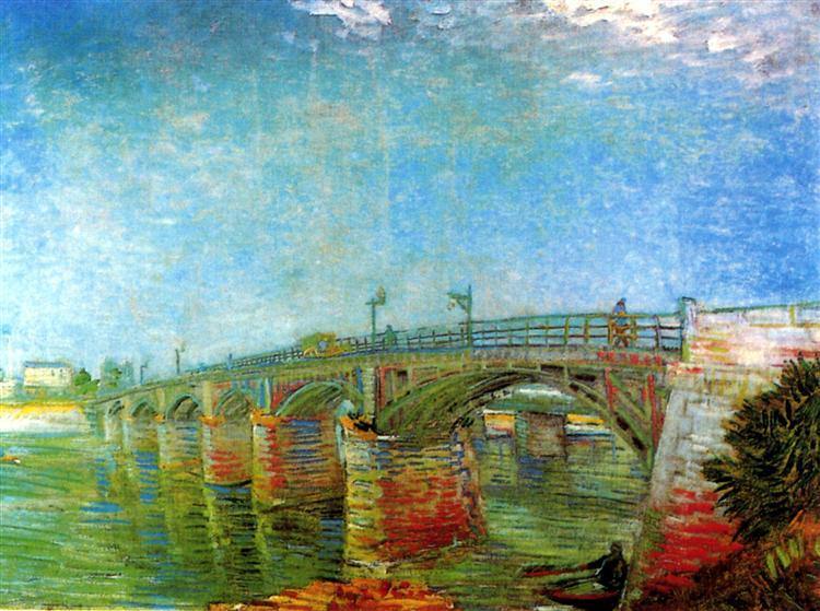 pintura El Puente Del Sena En Asnieres - Vincent Van Gogh