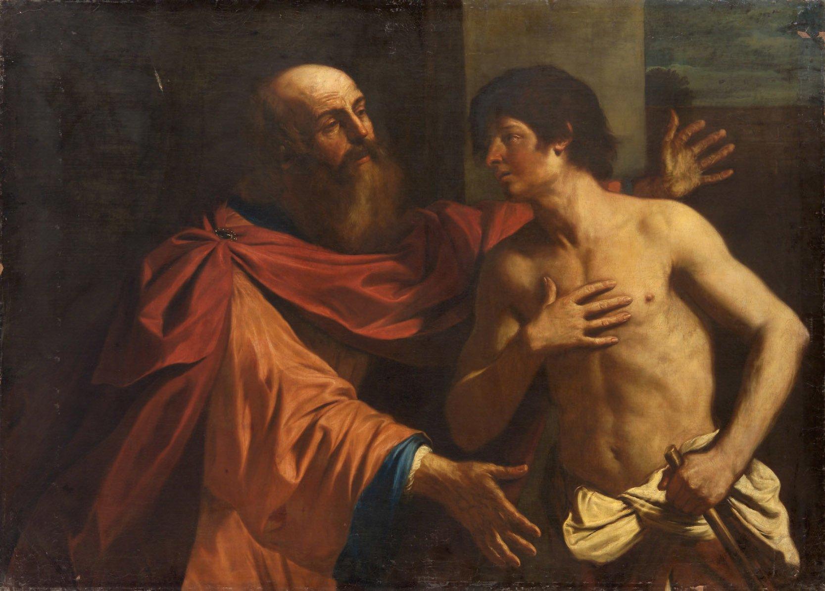 pintura El Regreso Del Hijo Pródigo - Guercino