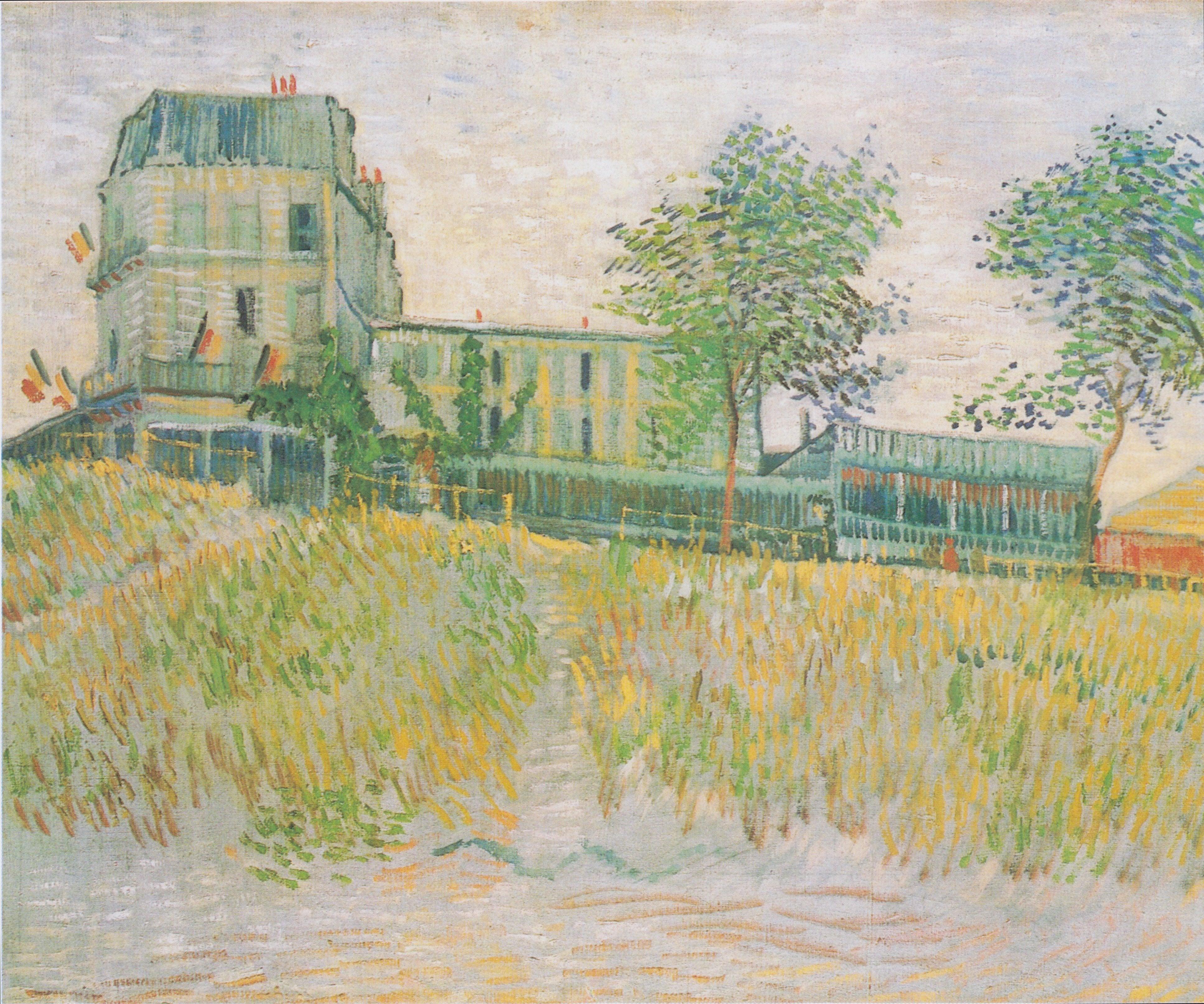 pintura El Restaurante De La Sirena En Asnieres - Vincent Van Gogh