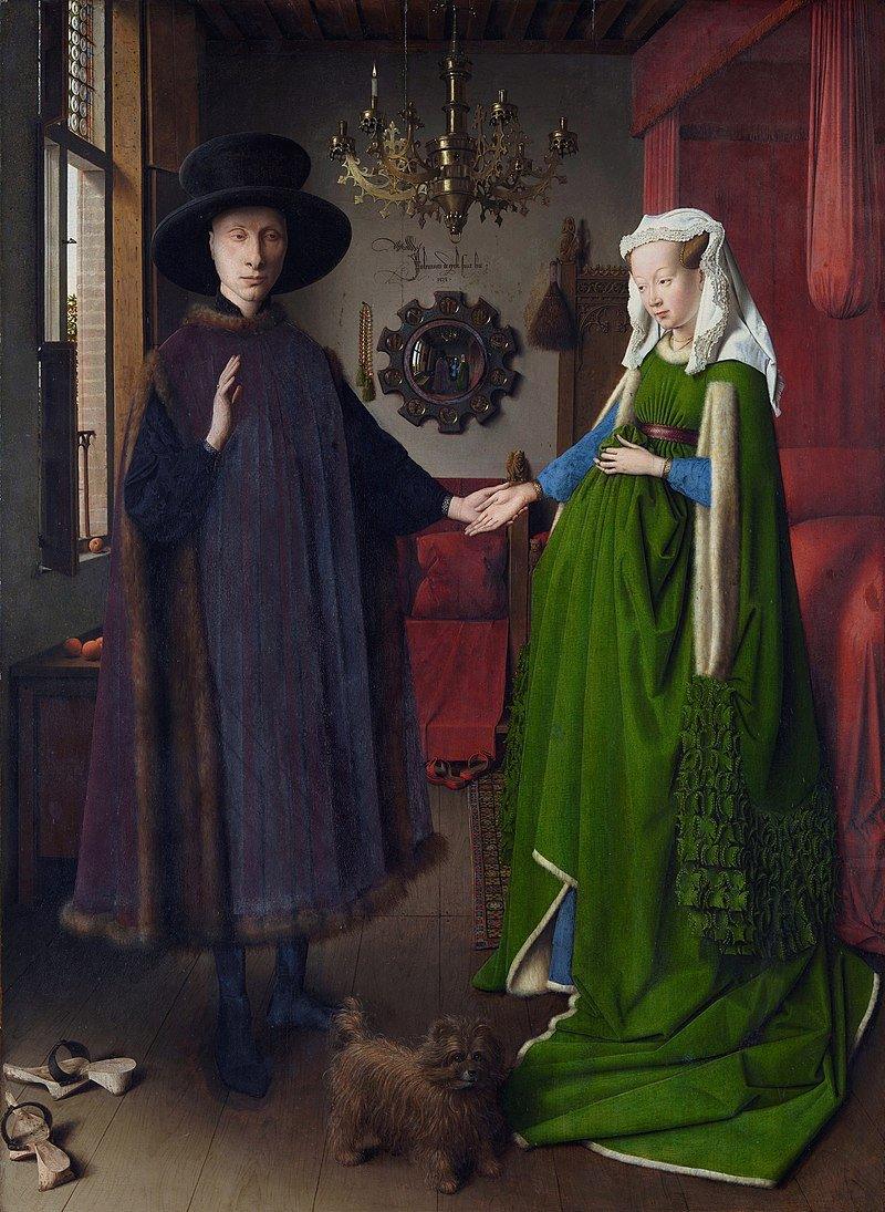 pintura El Retrato De Arnolfini - Jan Van Eyck