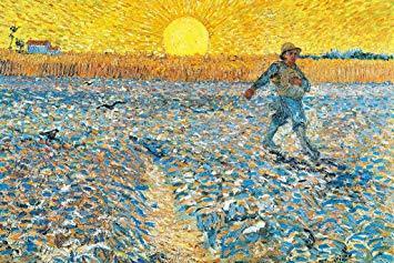 pintura El Sembrador - Vincent Van Gogh