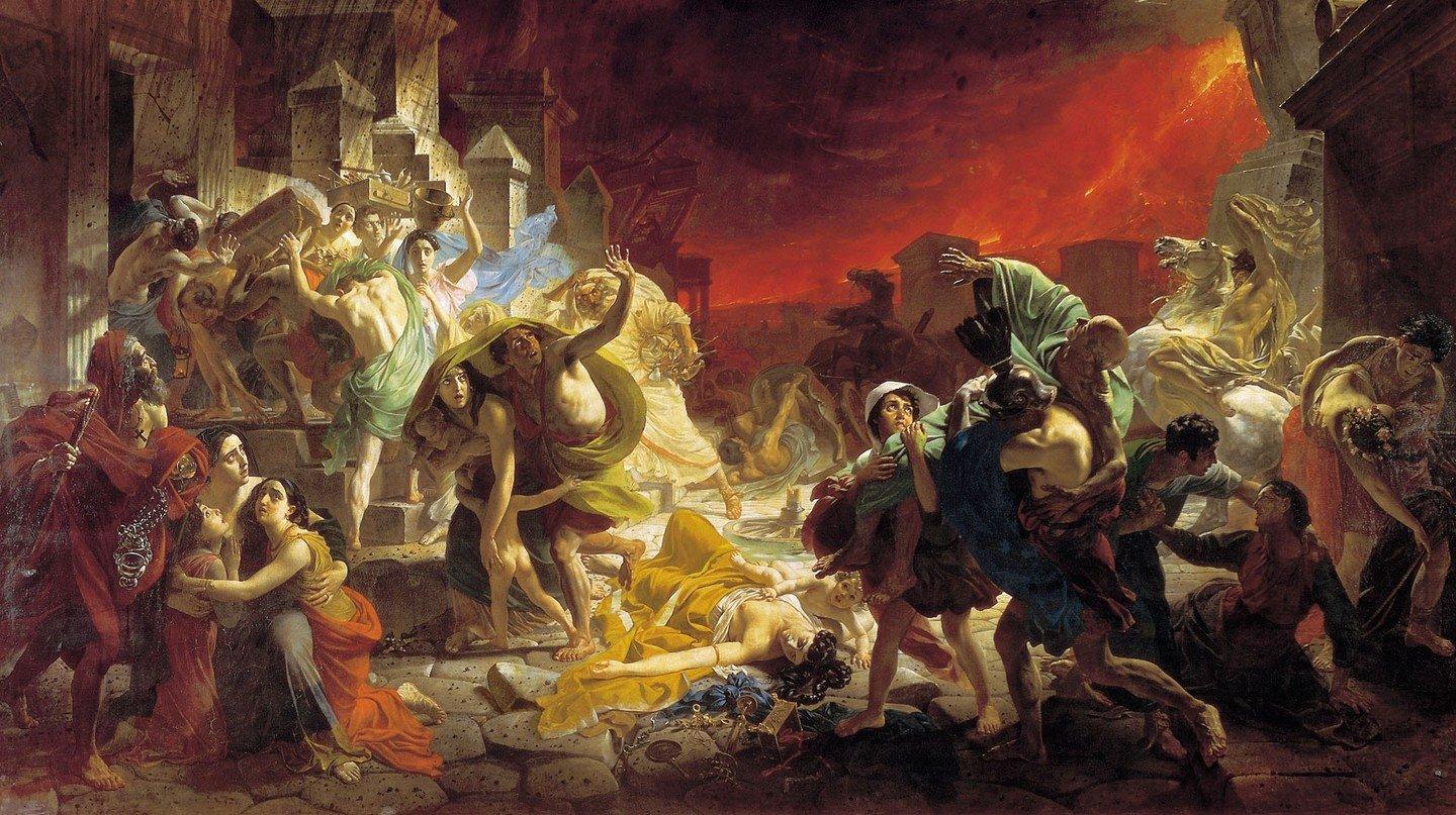 pintura El Último Día de Pompeya - Karl Bryullov