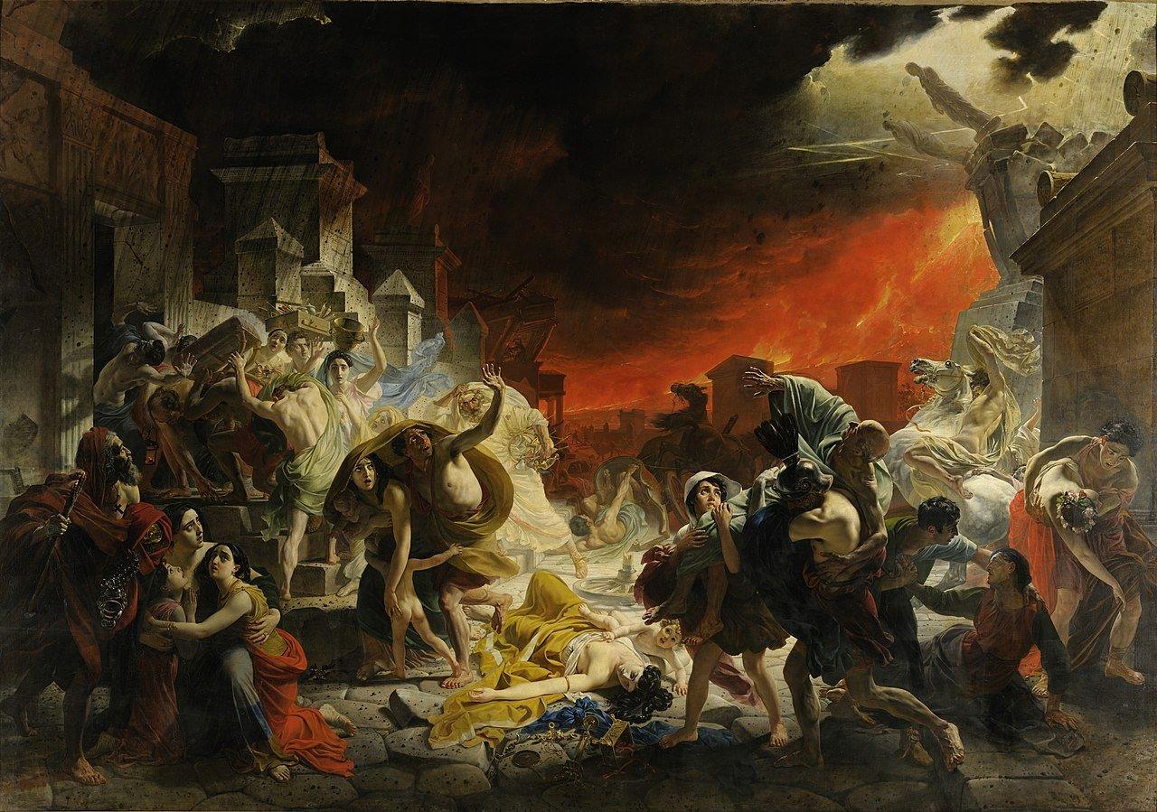 pintura El Último Día de Pompeya - Karl Bryullov