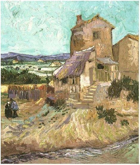 pintura El Viejo Molino - Vincent Van Gogh
