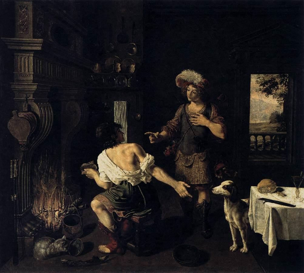 pintura Esaú Y Jacobo - Michel Corneille El Viejo