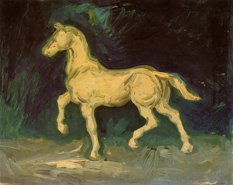 pintura Estatuilla De Yeso De Un Caballo - Vincent Van Gogh