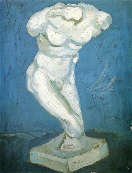 pintura Estatuilla De Yeso De Un Torso Masculino - Vincent Van Gogh