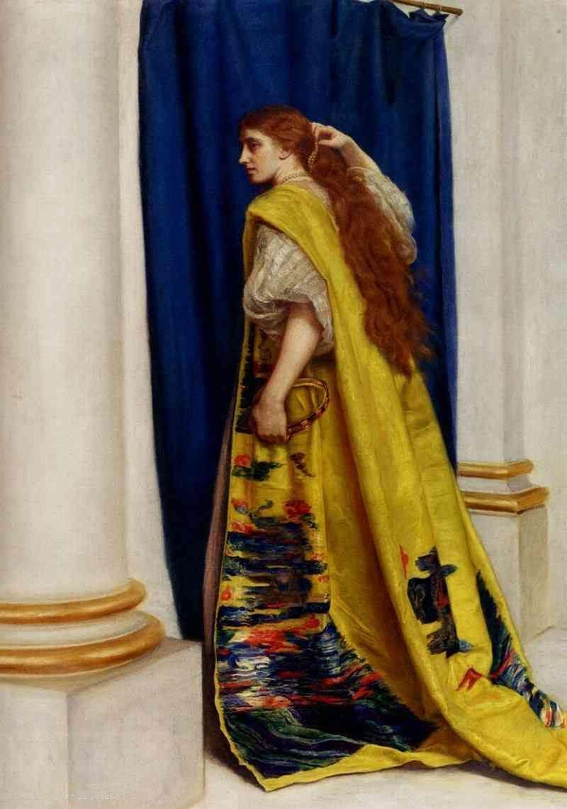 pintura Esther - John Everett Millais