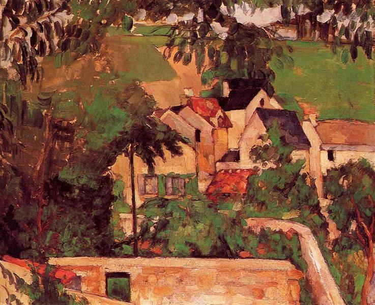 pintura Estudio, Paisaje En Auvers - Paul Cezanne