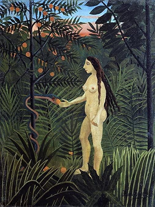 pintura Eva - Henri Rousseau