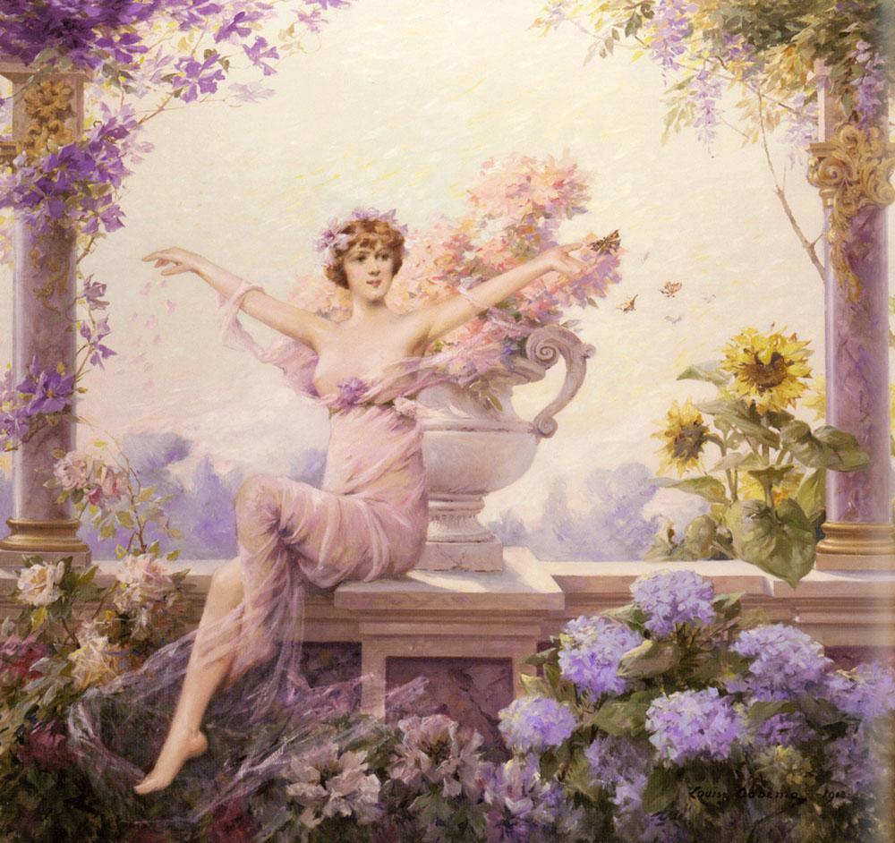 pintura Flora 1913 - Abbema Louise