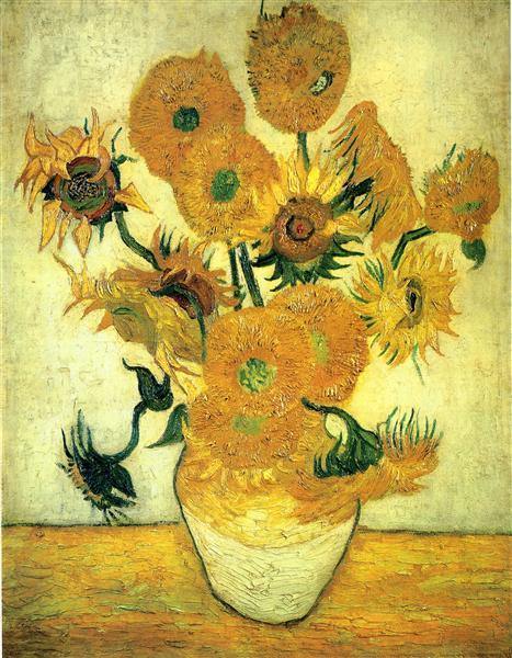 pintura Florero Bodegón Con Catorce Girasoles - Vincent Van Gogh