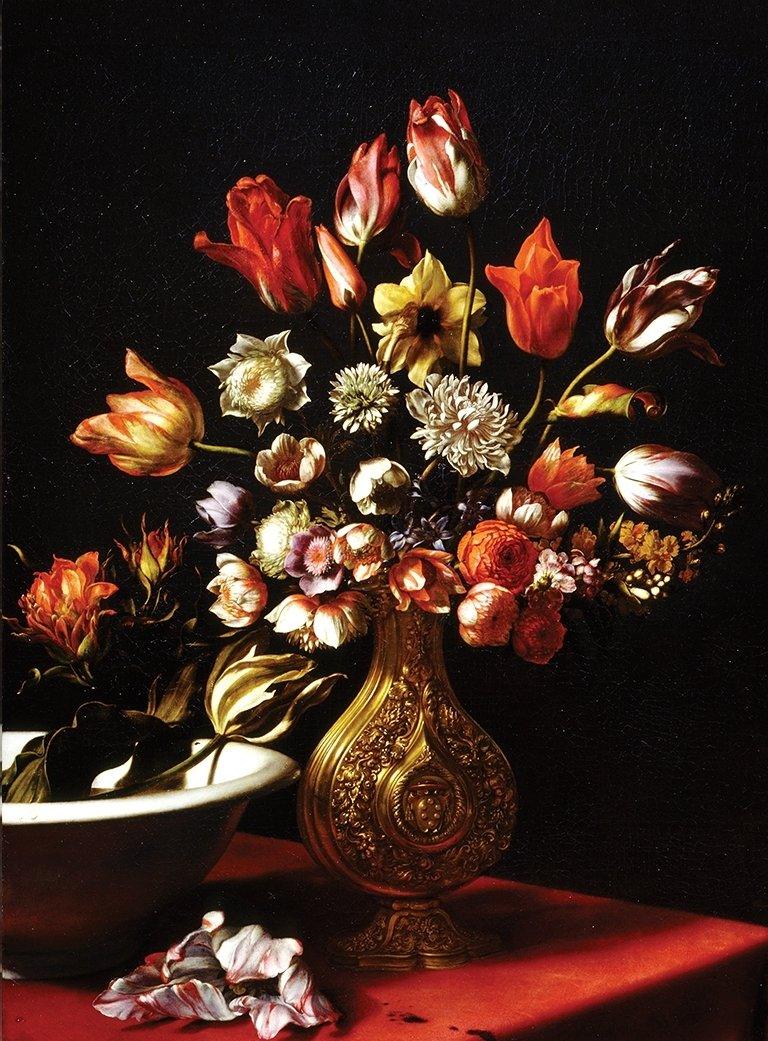 pintura Florero De Flores - Carlo Dolci