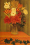 pintura Florero De Flores - Henri Rousseau