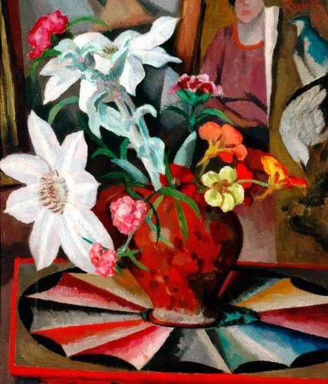 pintura Flores En Un Florero - Roger Fry