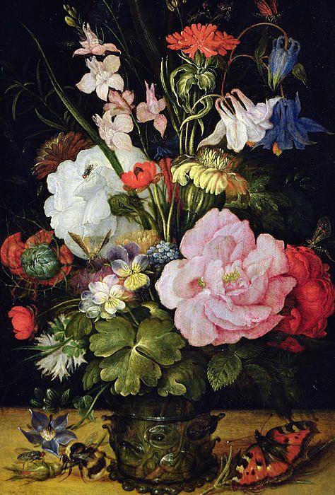 pintura Flores En Un Florero - Roelandt Jacobsz Savery