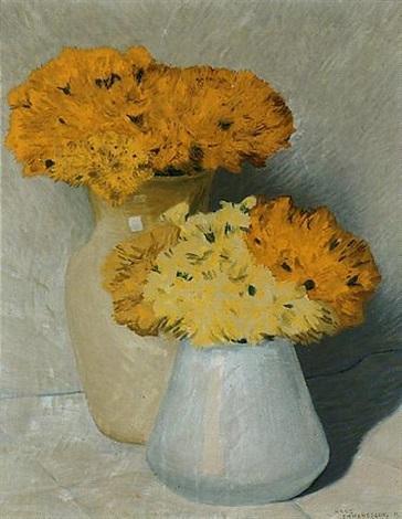 pintura Flores - Hans Emmenegger