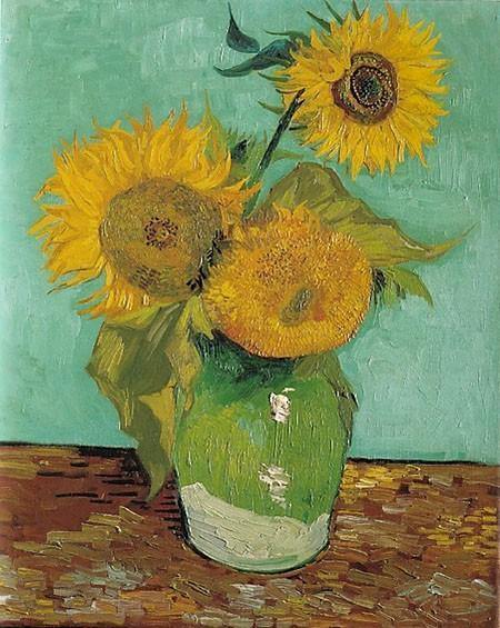 pintura Girasoles - Vincent Van Gogh