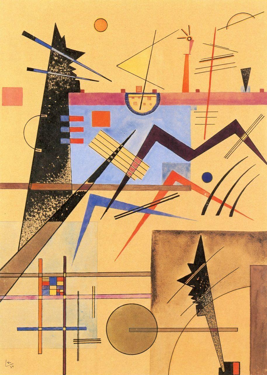 pintura Gris, Gris Marrón No. 138 - Wassily Kandinsky