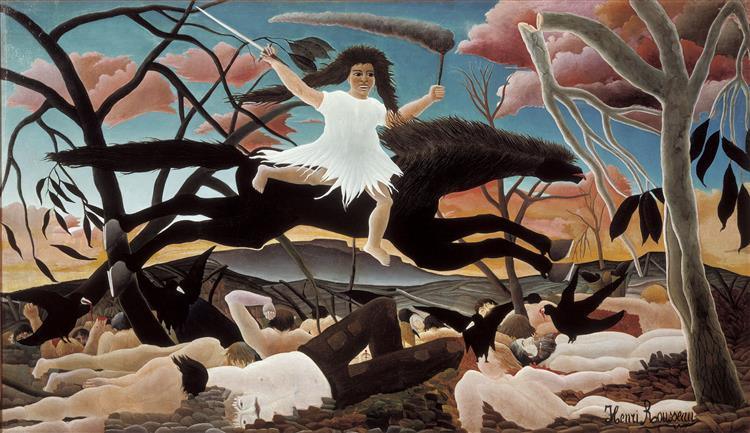 pintura Guerra O El Paseo De La Discordia - Henri Rousseau