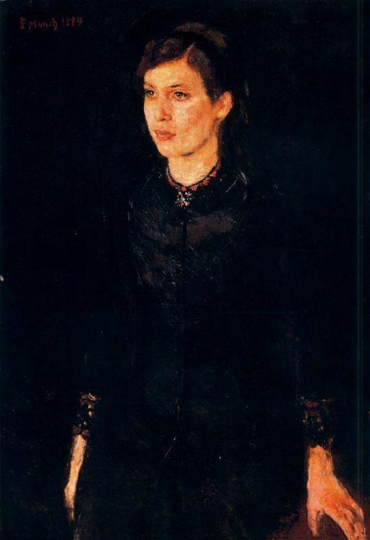 pintura Hermana Inger - Edvard Munch