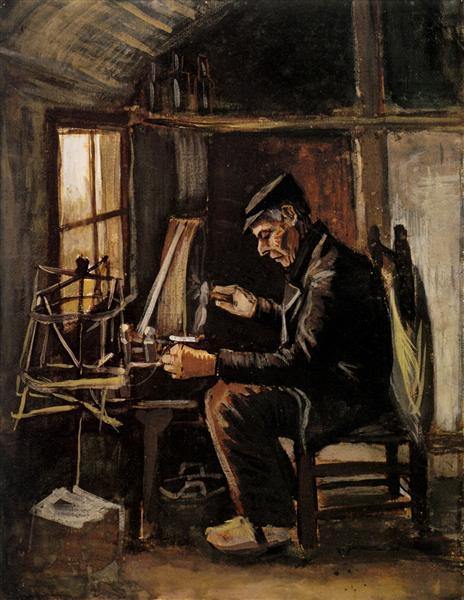 pintura Hombre Devanando Un Hilo - Vincent Van Gogh