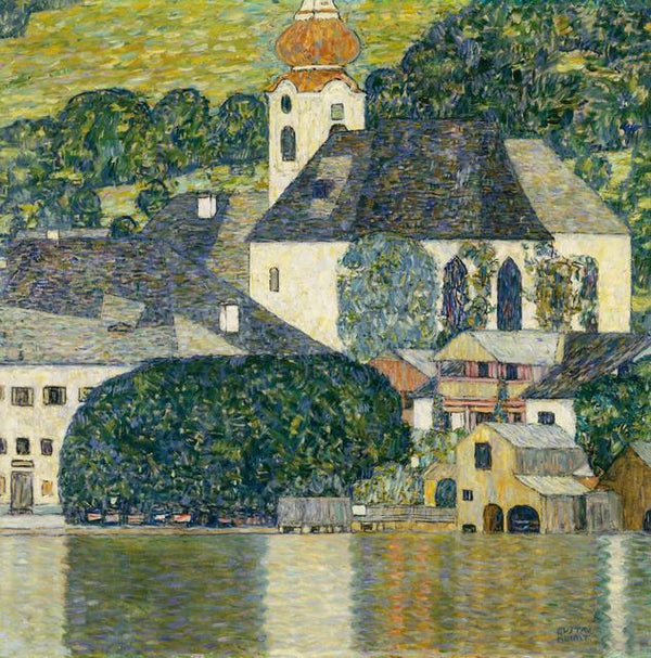 pintura Iglesia En Unterach En El Attersee - Gustav Klimt