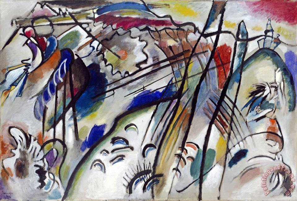 pintura Improvisación 28, Segunda Versión - Wassily Kandinsky