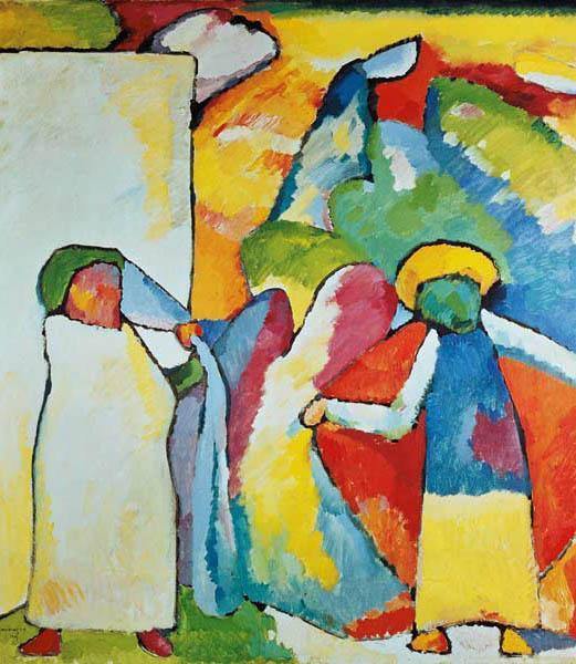 pintura Improvisación 6, Africana - Wassily Kandinsky