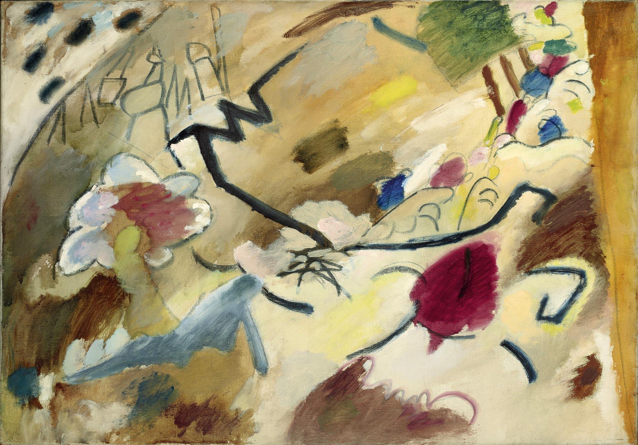 pintura Improvisación Con Caballos - Wassily Kandinsky