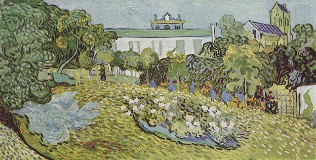 pintura Jardín Daubignys - Vincent Van Gogh