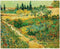 pintura Jardín Floreciente Con Camino - Vincent Van Gogh