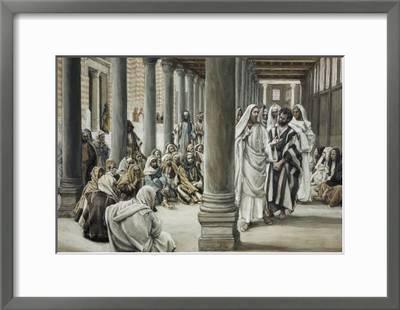 pintura Jesús Camina En El Pórtico De Salomón - James Tissot