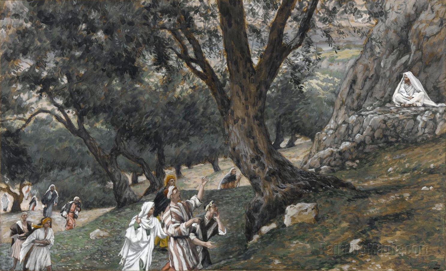 pintura Jesús Salió A Un Lugar Desierto - James Tissot