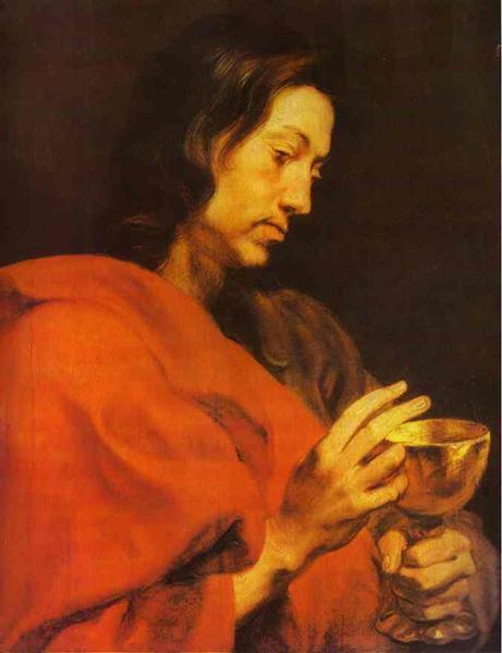pintura Juan El Evangelista - Anthony Van Dyck