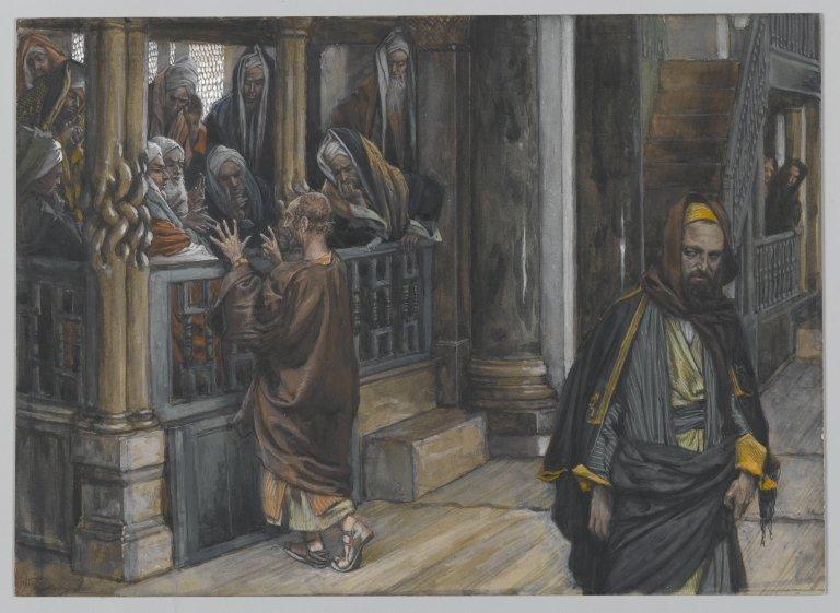 pintura Judas Va A Buscar A Los Judíos - James Tissot